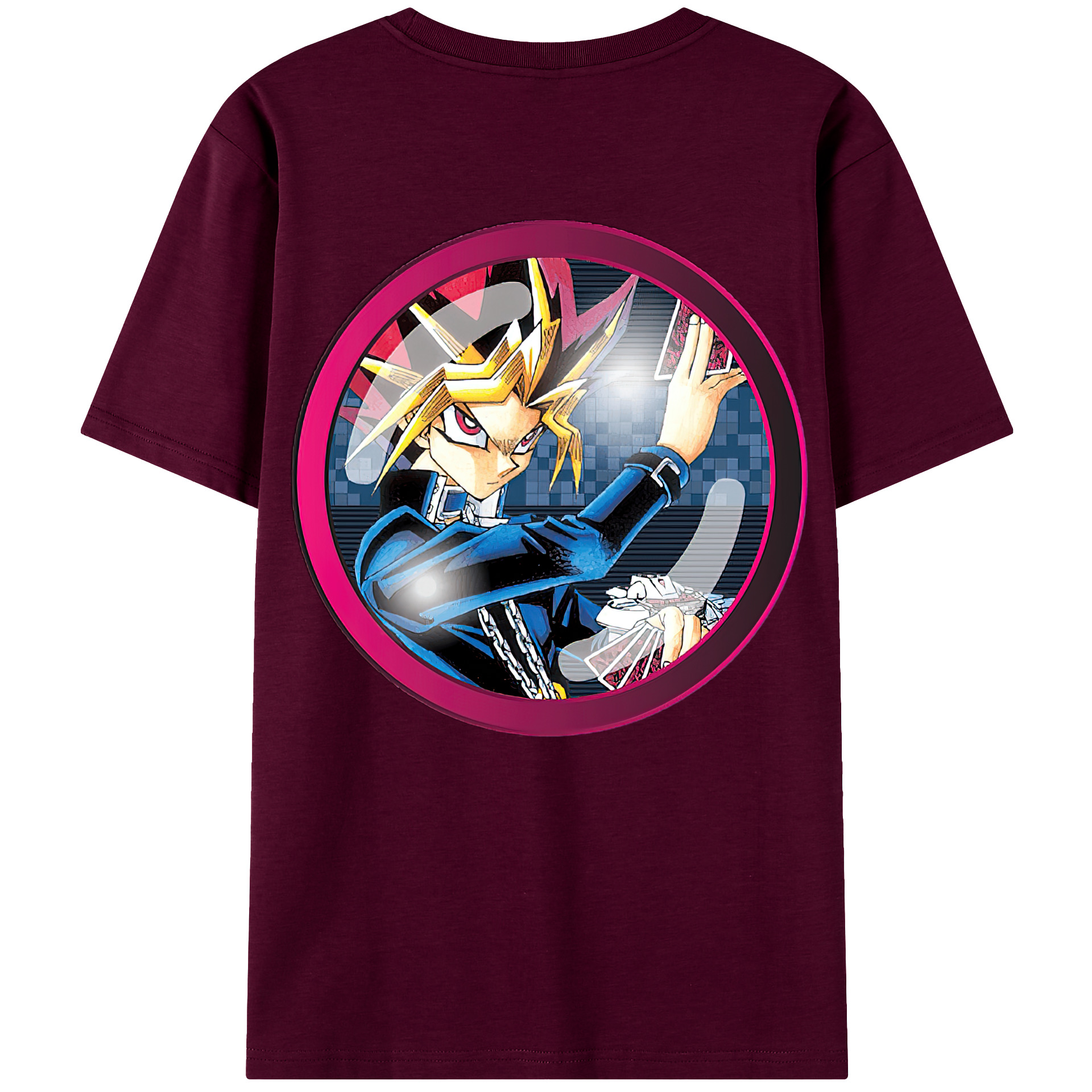（画像用） 遊☆戯☆王 Yu-Gi-Oh! レディース半袖Tシャツ(バックプリント)